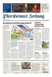 Pforzheimer Zeitung - Ausgabe Pforzheim 2025-11-03