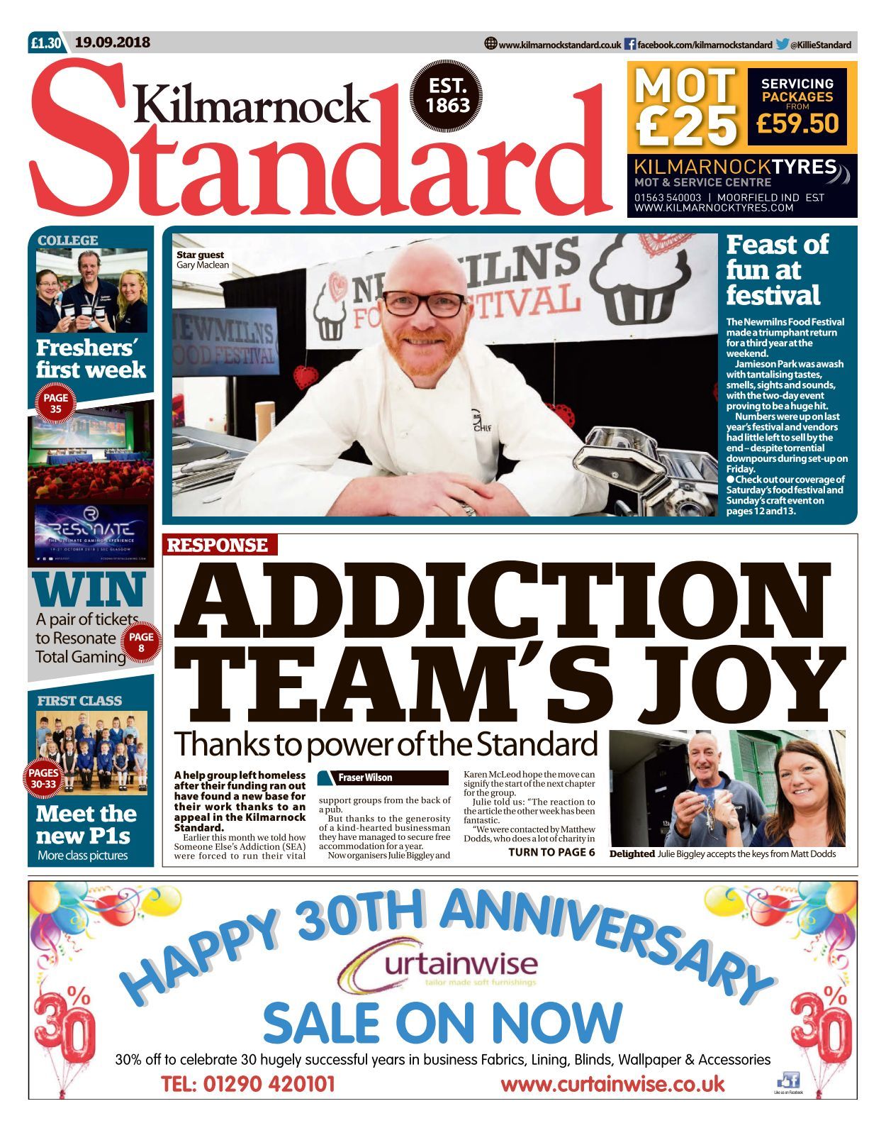 Kilmarnock Standard 20180919