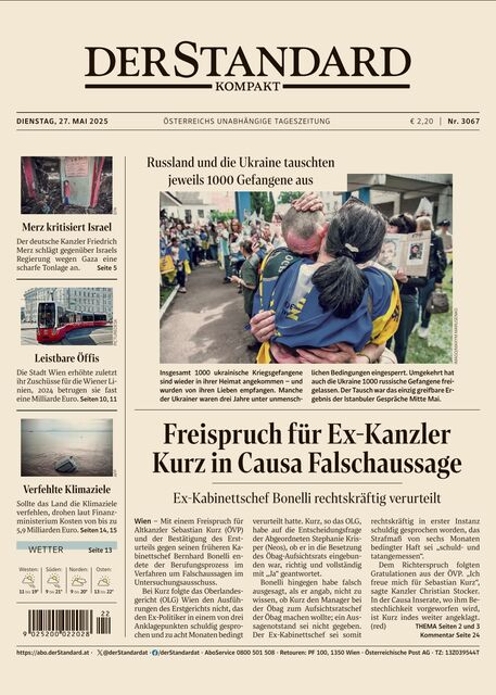 DER STANDARD Kompakt 2025-05-27