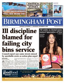 Birmingham Post Newspaper 2022-11-17