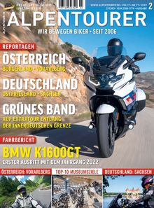 ALPENTOURER – Europas Motorrad-Tourenmagazin Ausgabe 02/2022