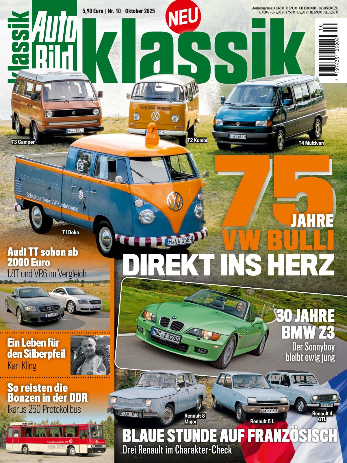 AUTO ZEITUNG classic cars - Ausgabe 3/2025, image size:1201x1600
