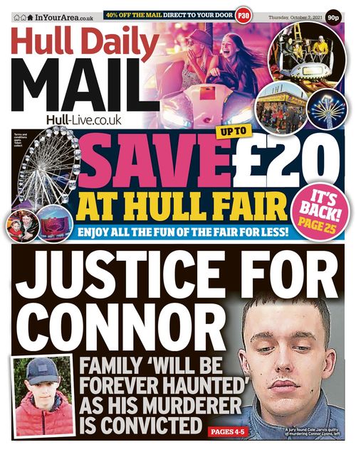 Hull Daily Mail 20211007