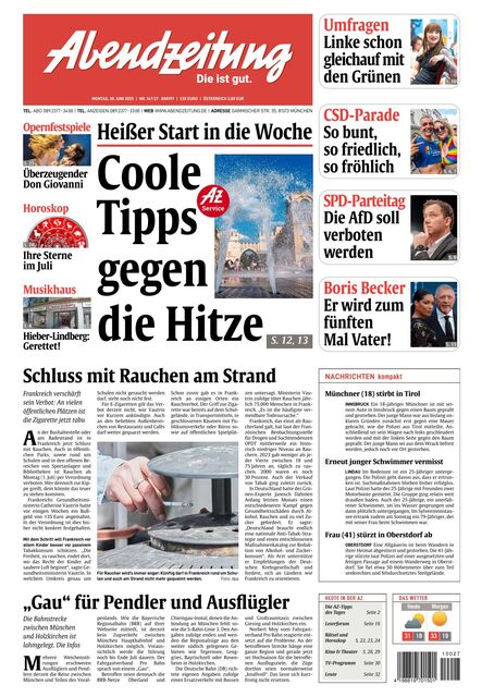Abendzeitung 2025-06-30