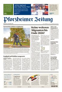 Pforzheimer Zeitung - Ausgabe Pforzheim 2025-11-12