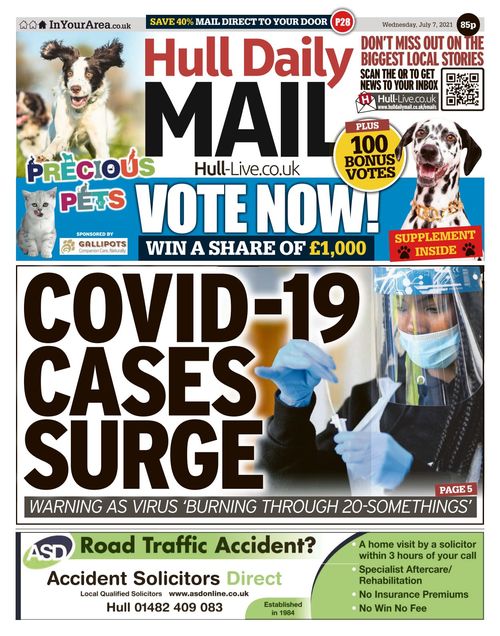 Hull Daily Mail 20210707