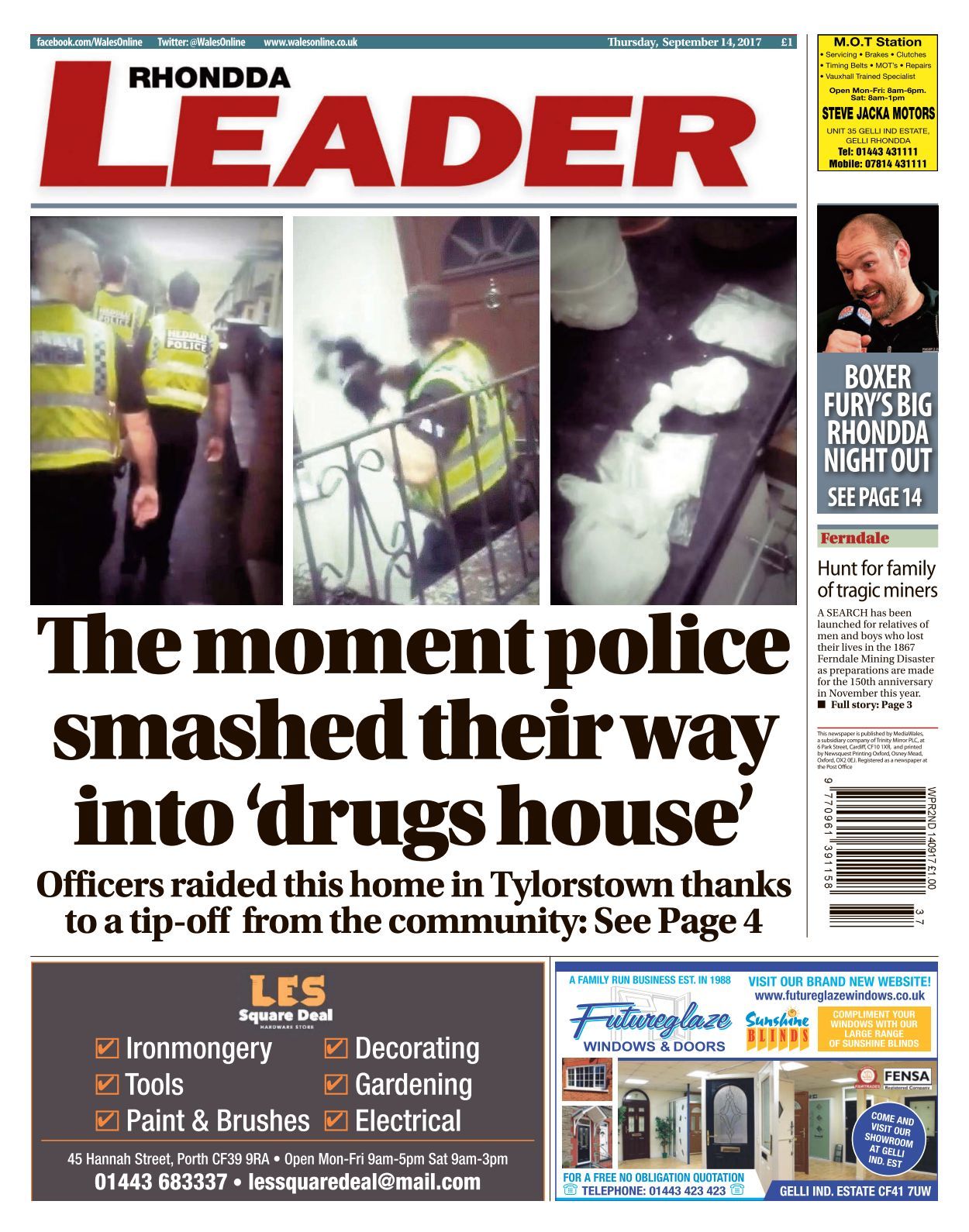 Rhondda Leader 20170914