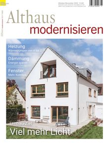 Althaus modernisieren Magazin Ausgabe 10-11/2022