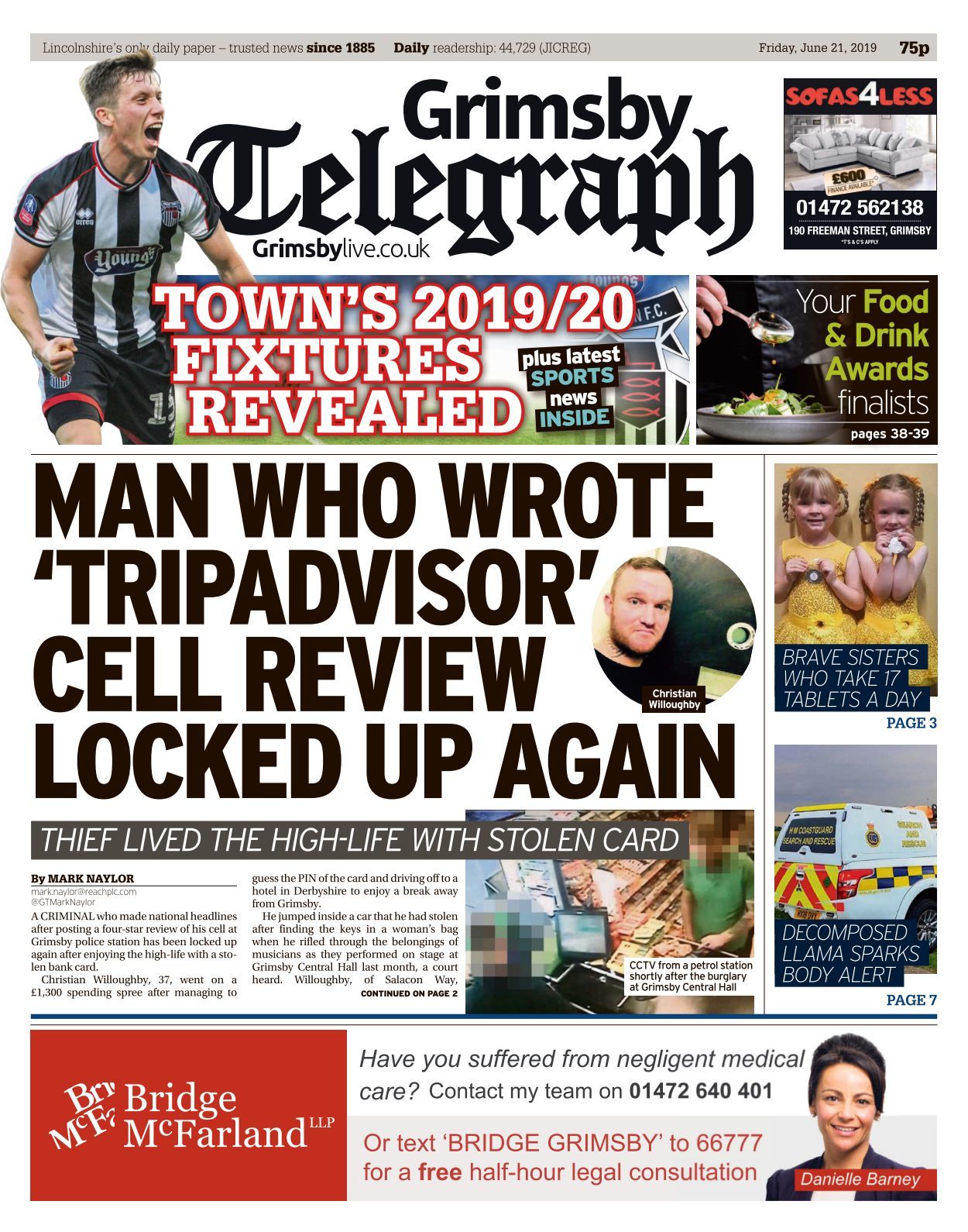 Grimsby Telegraph 20190621