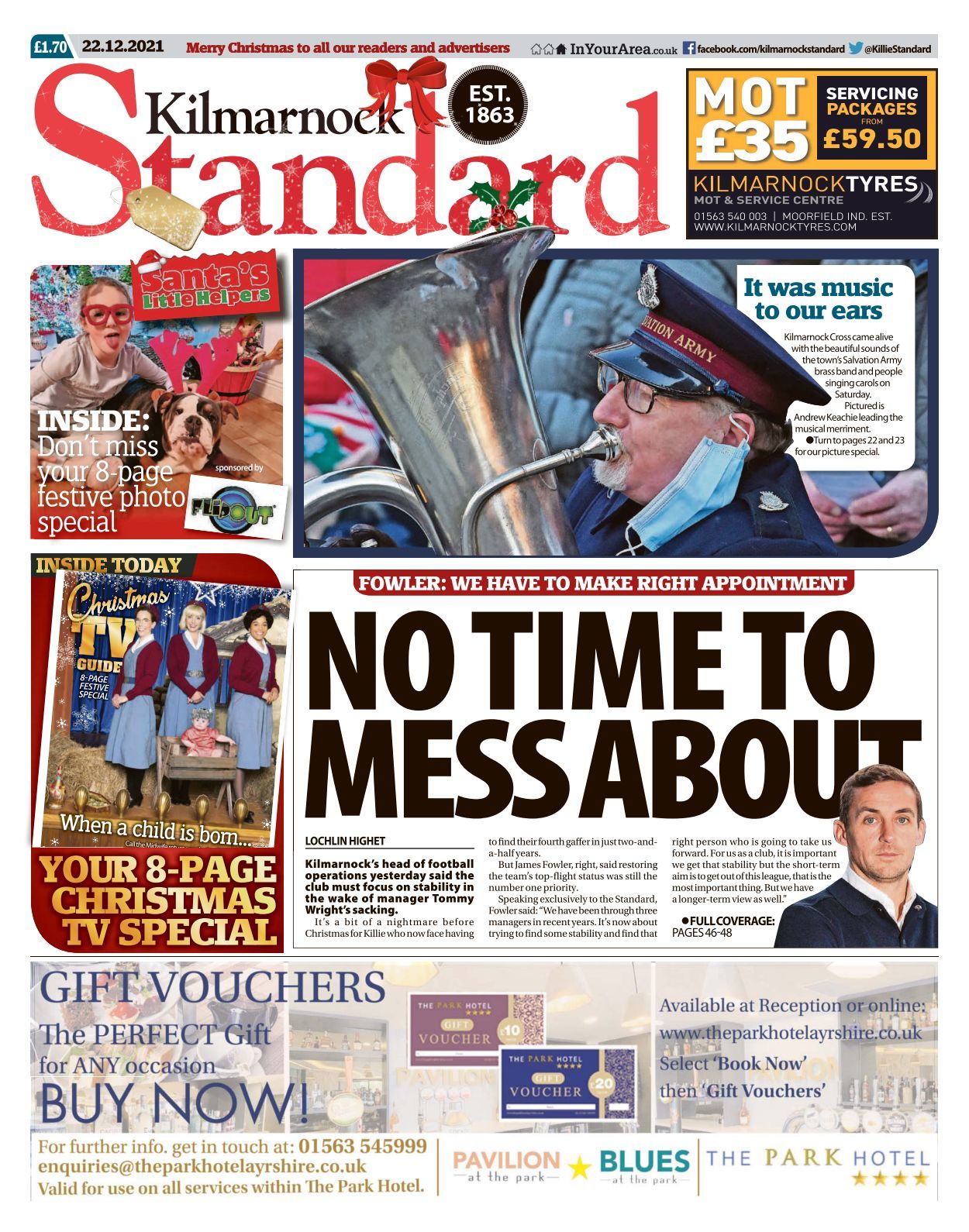 Kilmarnock Standard 20211222