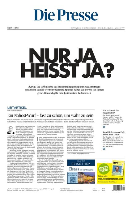 Die Presse 2025-10-01