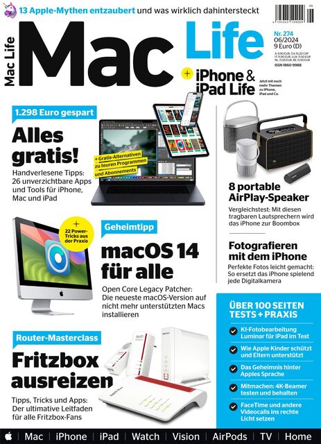 Mac Life Ausgabe 06/2024