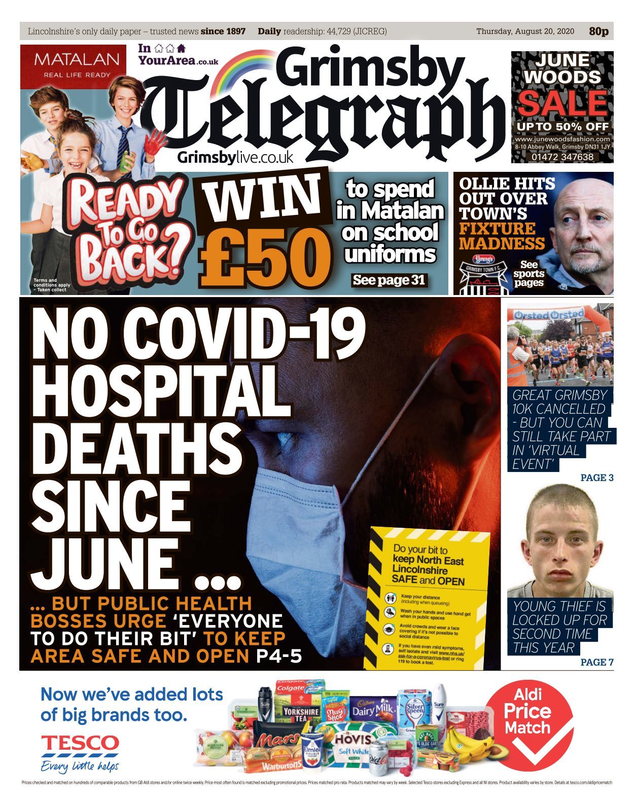 Grimsby Telegraph 20200820