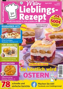 Mein Lieblingsrezept Ausgabe 4/2025