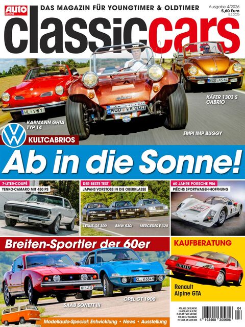 AUTO ZEITUNG classic cars Ausgabe 4/2026