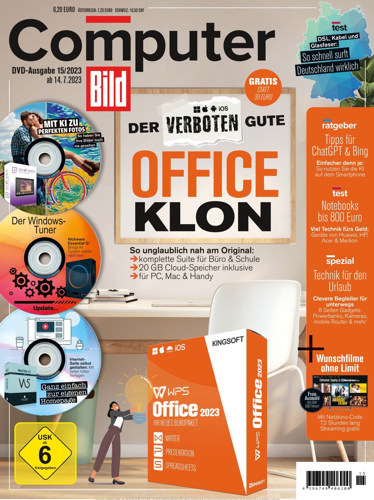 Computer BILD DVD - Ausgabe 15/2023
