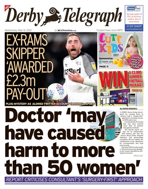 Derby Telegraph 2021 05 12