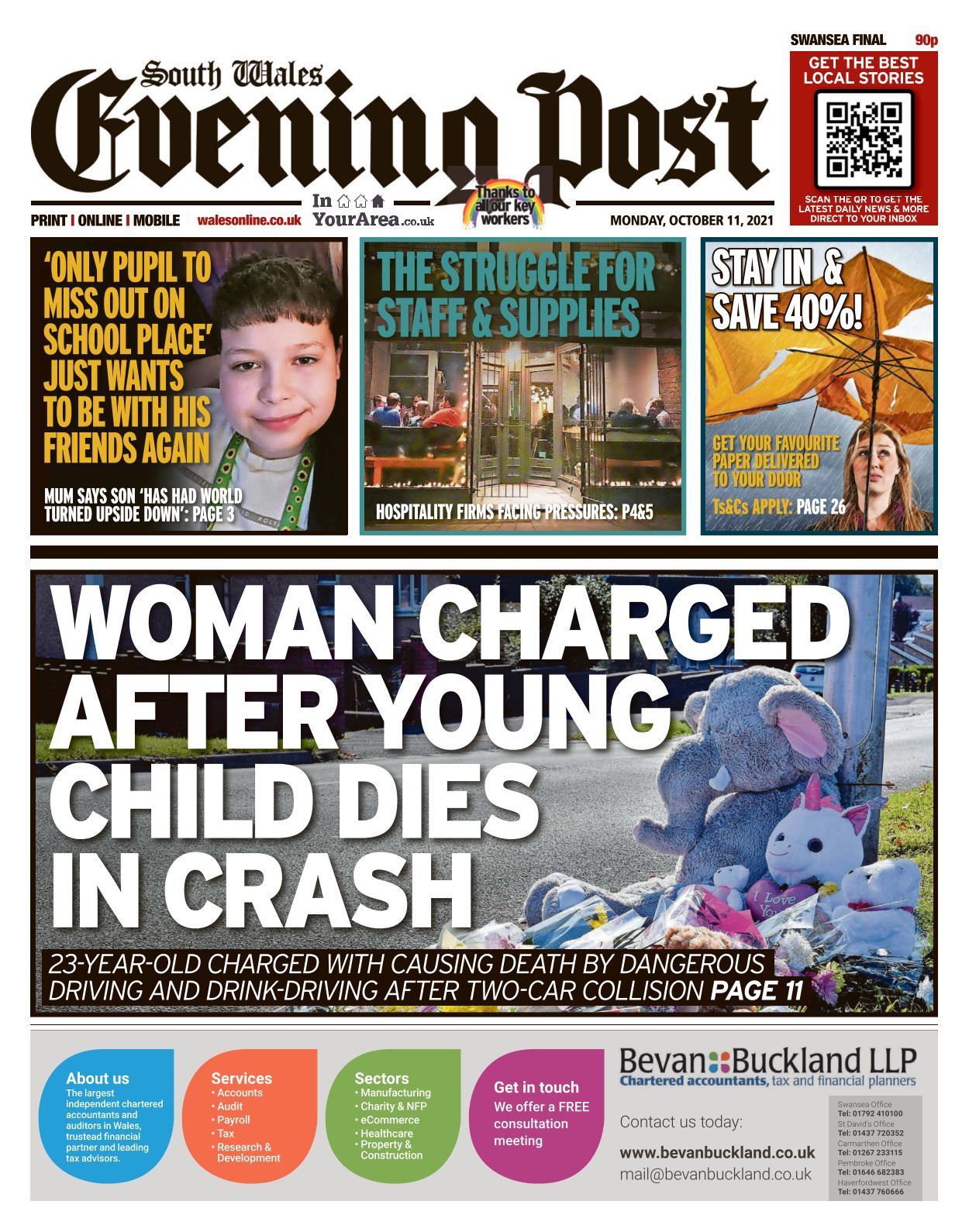 South Wales Evening Post 20211011 South Wales Evening Post 20211011