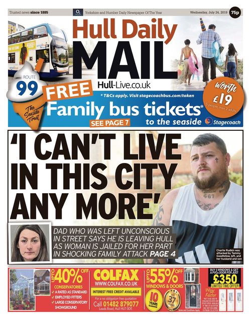 Hull Daily Mail 20190724
