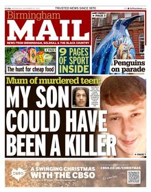 Birmingham Mail Newspaper 2022-11-16