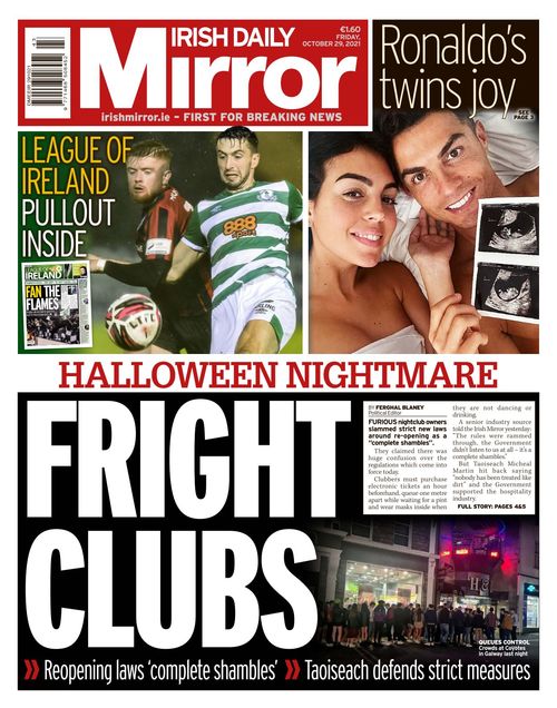 Irish Daily Mirror 2021 10 29 Irish Daily Mirror 2021 10 29