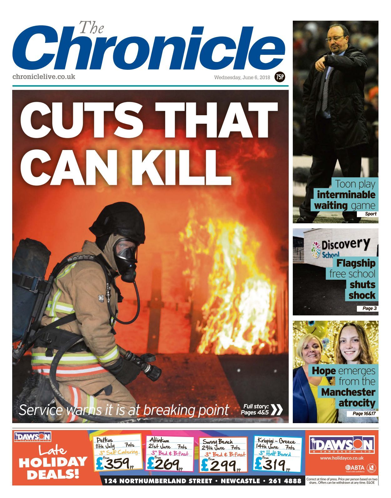 Newcastle Chronicle 18 06 06