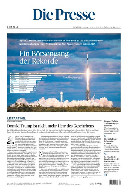 Die Presse 2026-06-09