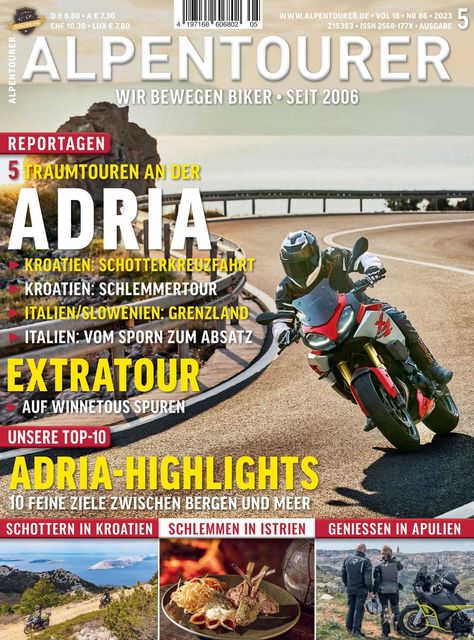 ALPENTOURER – Europas Motorrad-Tourenmagazin Ausgabe 05/2023