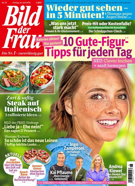 BILD der FRAU Zeitschrift Ausgabe 26/2026