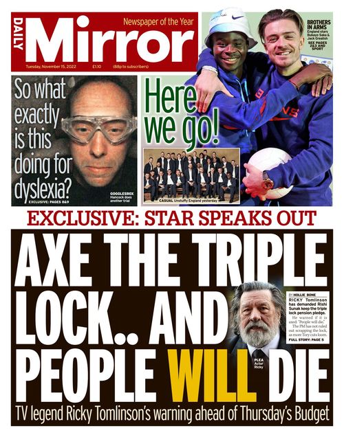 Daily Mirror 20221115