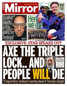 Daily Mirror Newspaper 2022-11-15
