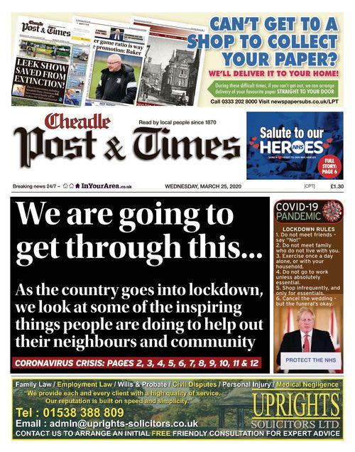 Cheadle Post And Times 20200325