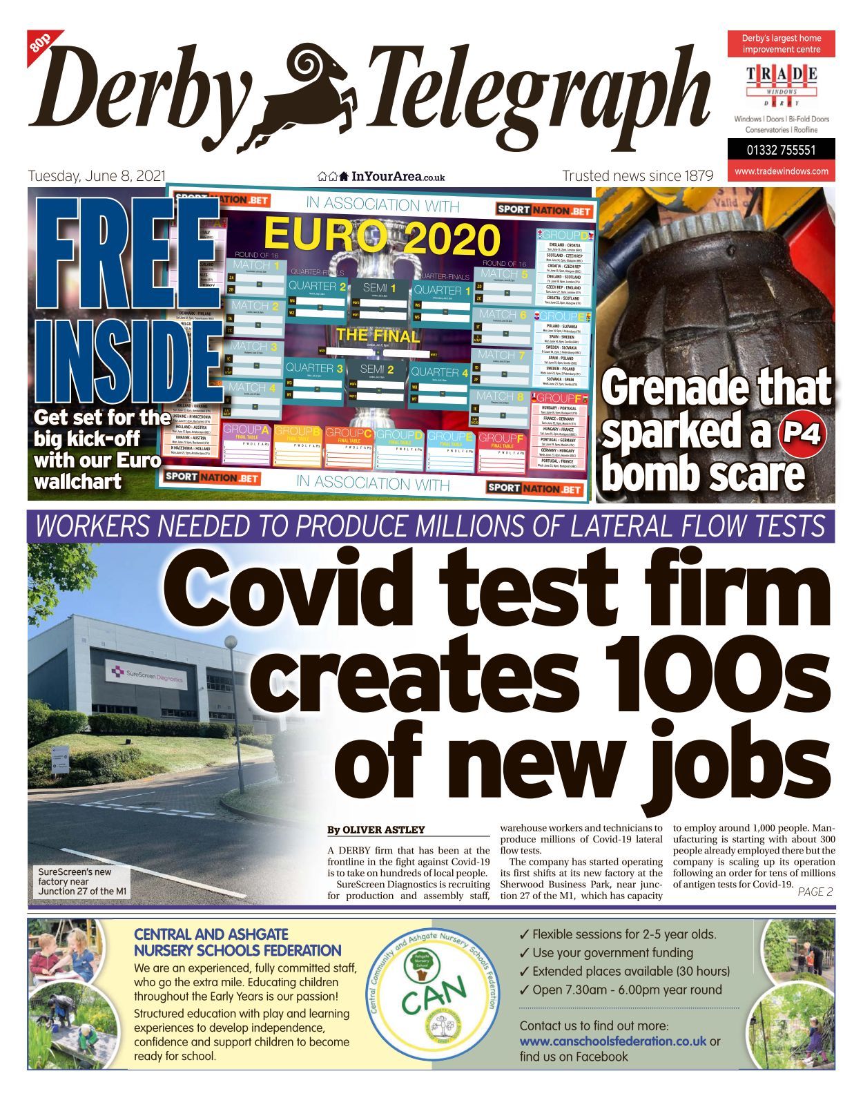 Derby Telegraph 20210608