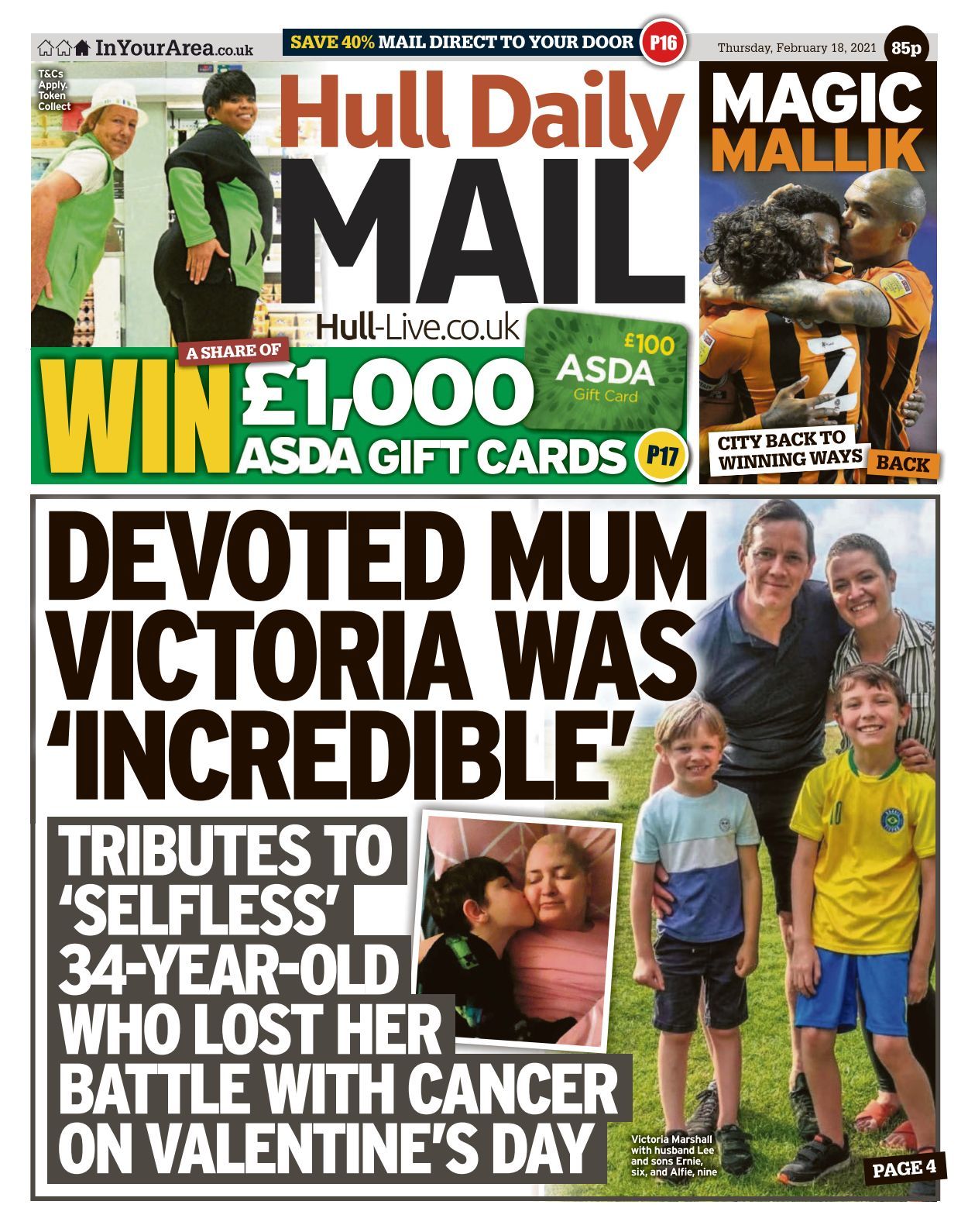 Hull Daily Mail 20210218