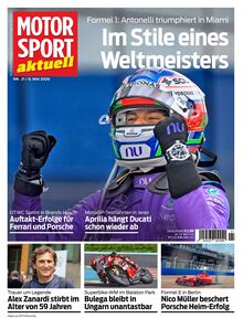 MOTORSPORT AKTUELL 2026-05-05