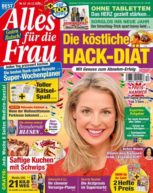Alles für die Frau Zeitschrift Ausgabe 53/2025