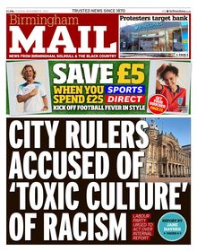 Birmingham Mail Newspaper 2022-11-15