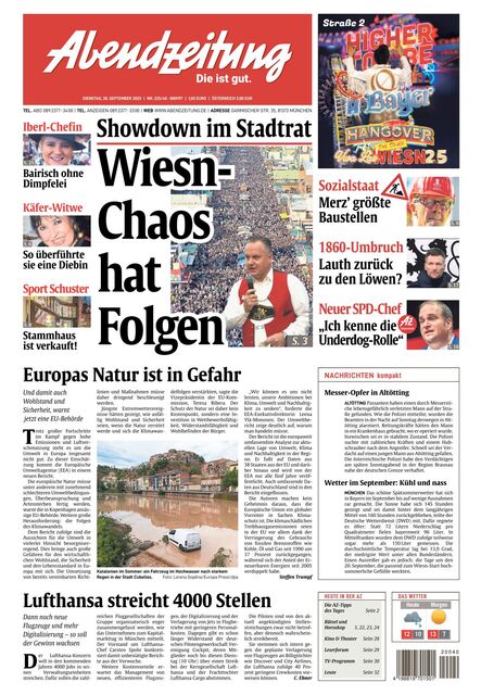 Abendzeitung 2025-09-30