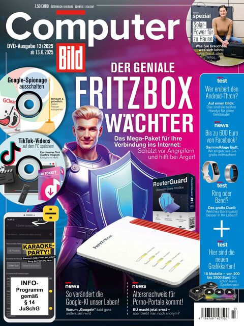 Computer BILD DVD Ausgabe 13/2025