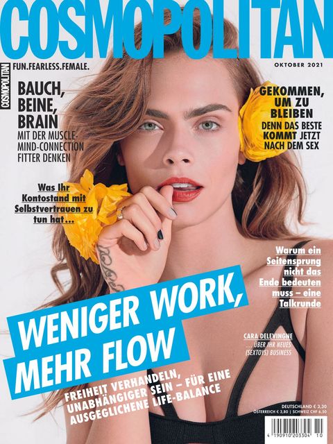 Cosmopolitan Ausgabe 10/2021 - Cara Delevingne & Die perfekte Work Life Balance