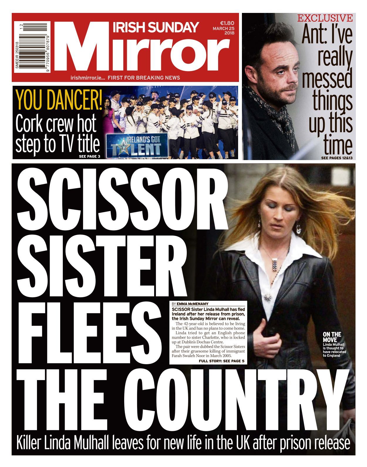 Sunday Irish Mirror 20180325