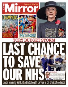 Daily Mirror Newspaper 2022-11-14
