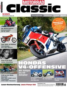 Motorrad Classic Ausgabe 08/2025