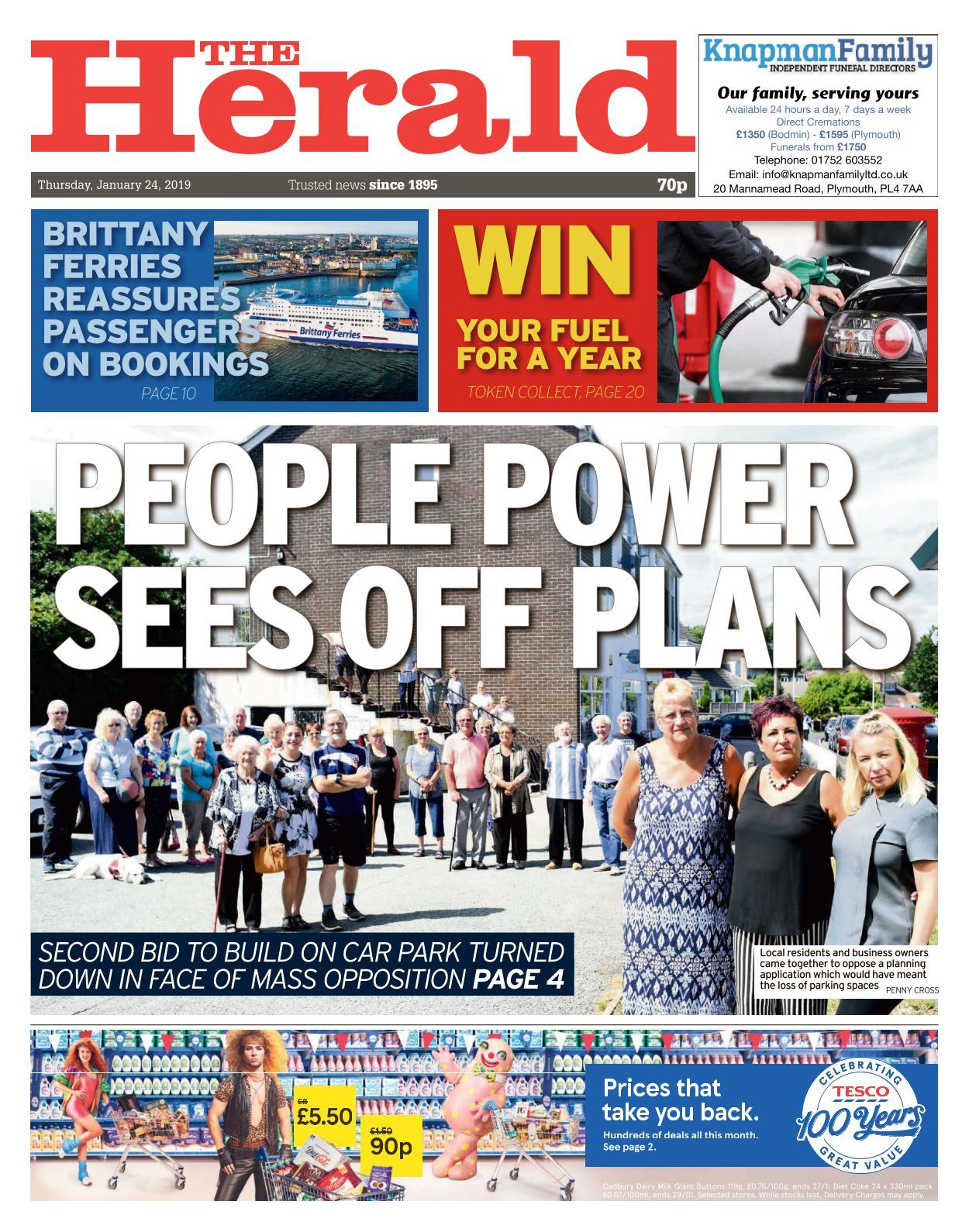 Plymouth Herald 2019 01 24