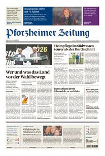 Pforzheimer Zeitung - Ausgabe Pforzheim 2025-07-23
