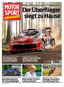 MOTORSPORT AKTUELL 2026-08-04