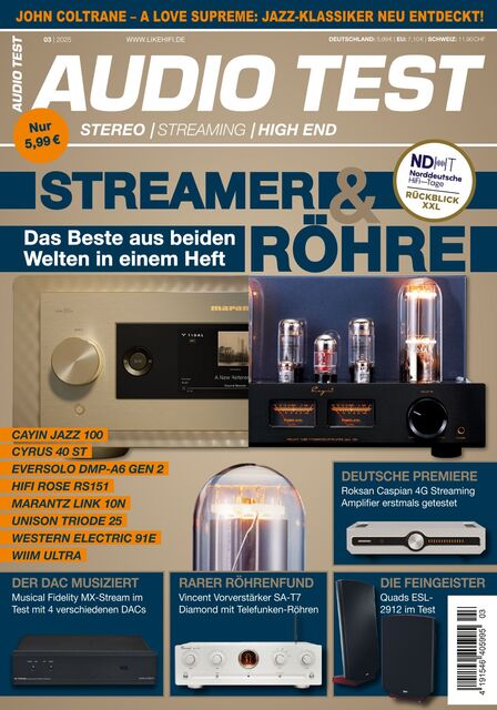 AUDIO TEST Ausgabe 03/2025