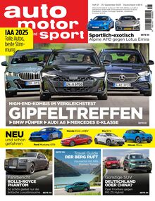 Auto Motor und Sport 2025-09-24