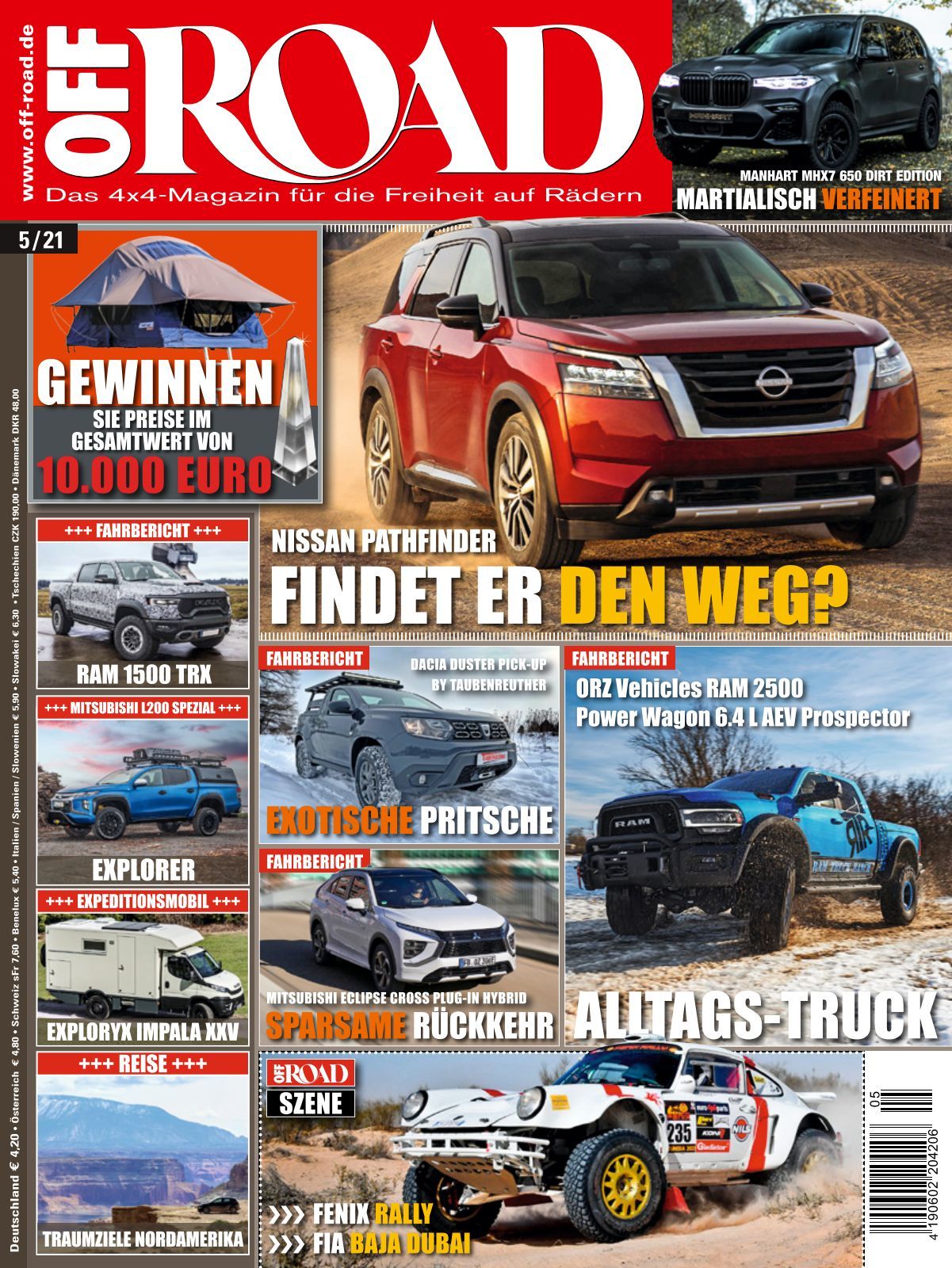 arb offroad zubehoer on Off Road Das 4x4 Magazin Fur Die Freiheit Auf Radern Ausgabe 05 2021