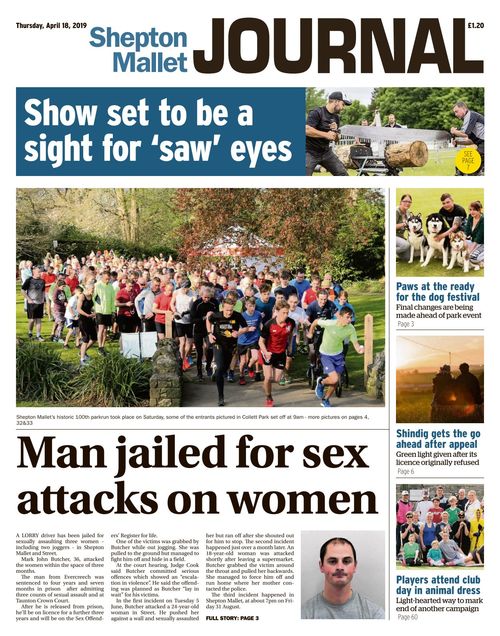 Shepton Mallet Journal 20190418